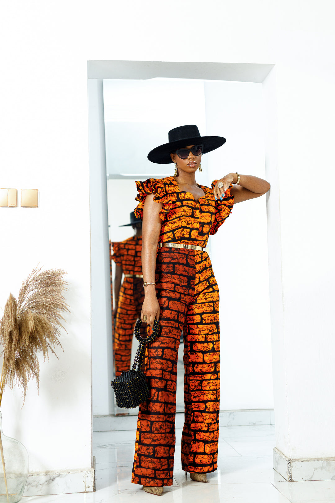 JOBA AFRICAN PRINT JUMPSUIT