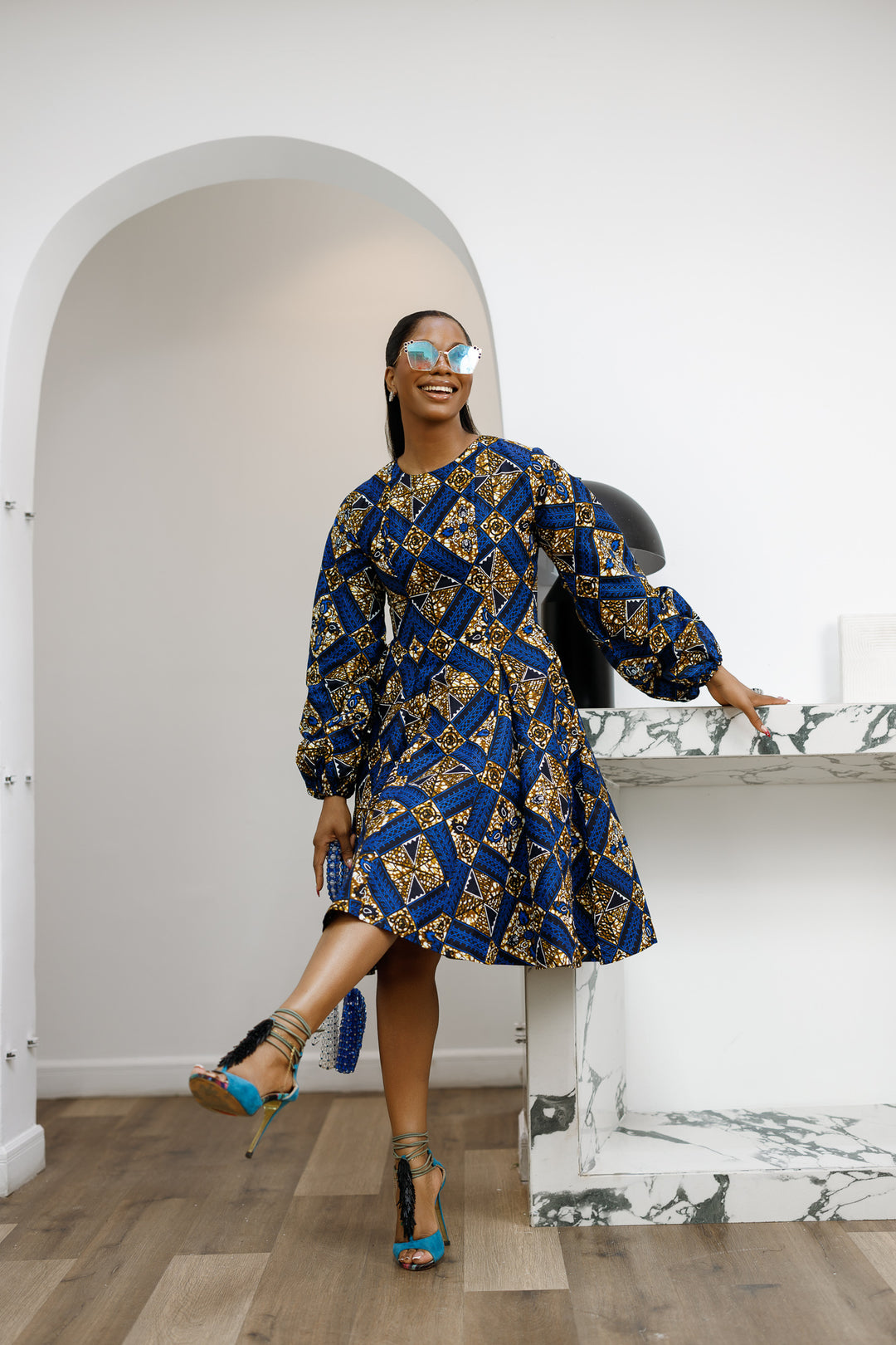 Trendy Midi Dresses | MAE OTTI African Women's Dress Collection