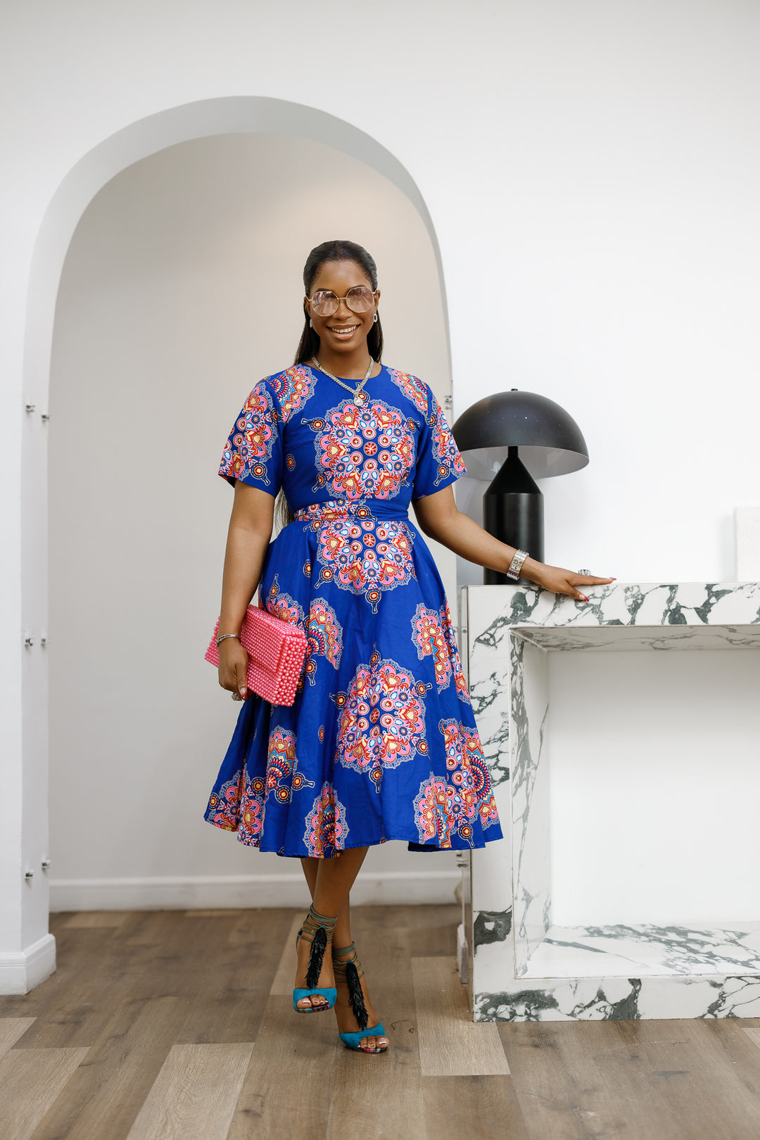 Trendy Midi Dresses | MAE OTTI African Women's Dress Collection