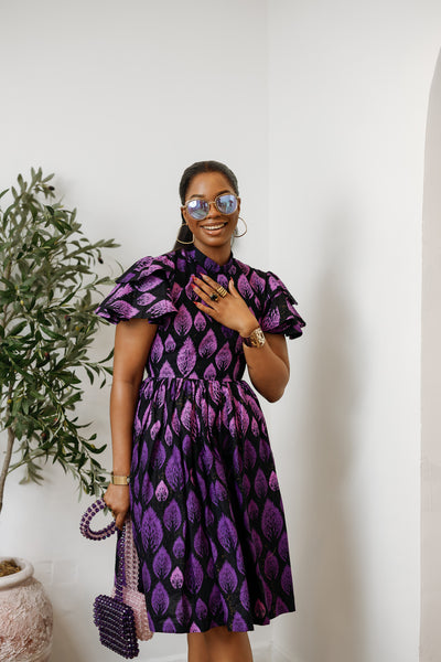 Trendy Midi Dresses | MAE OTTI African Women's Dress Collection