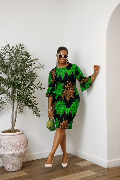 lee mathews green dress Womens African Clothing| Green Agbada Three Pieces Wedding Guest Attire| Bridesmaid Outfit| African Wedding| Prom Outfit| Dashiki| Kitenge 12 main image 0