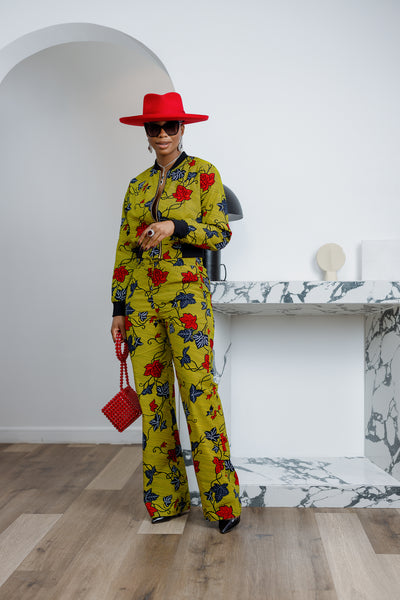 ADA AFRICAN PRINT BOMBER SET