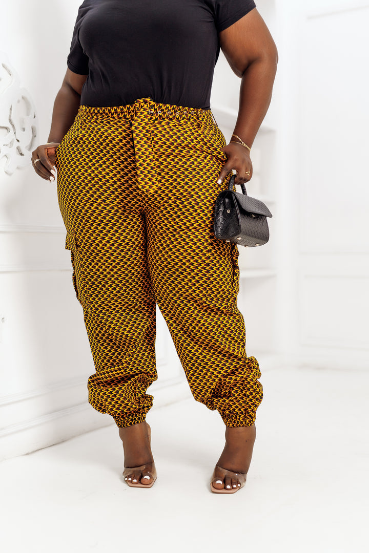 FUNBI AFRICAN PRINT JOGGERS PRE-ORDER [Ships on or before MAY 20TH]